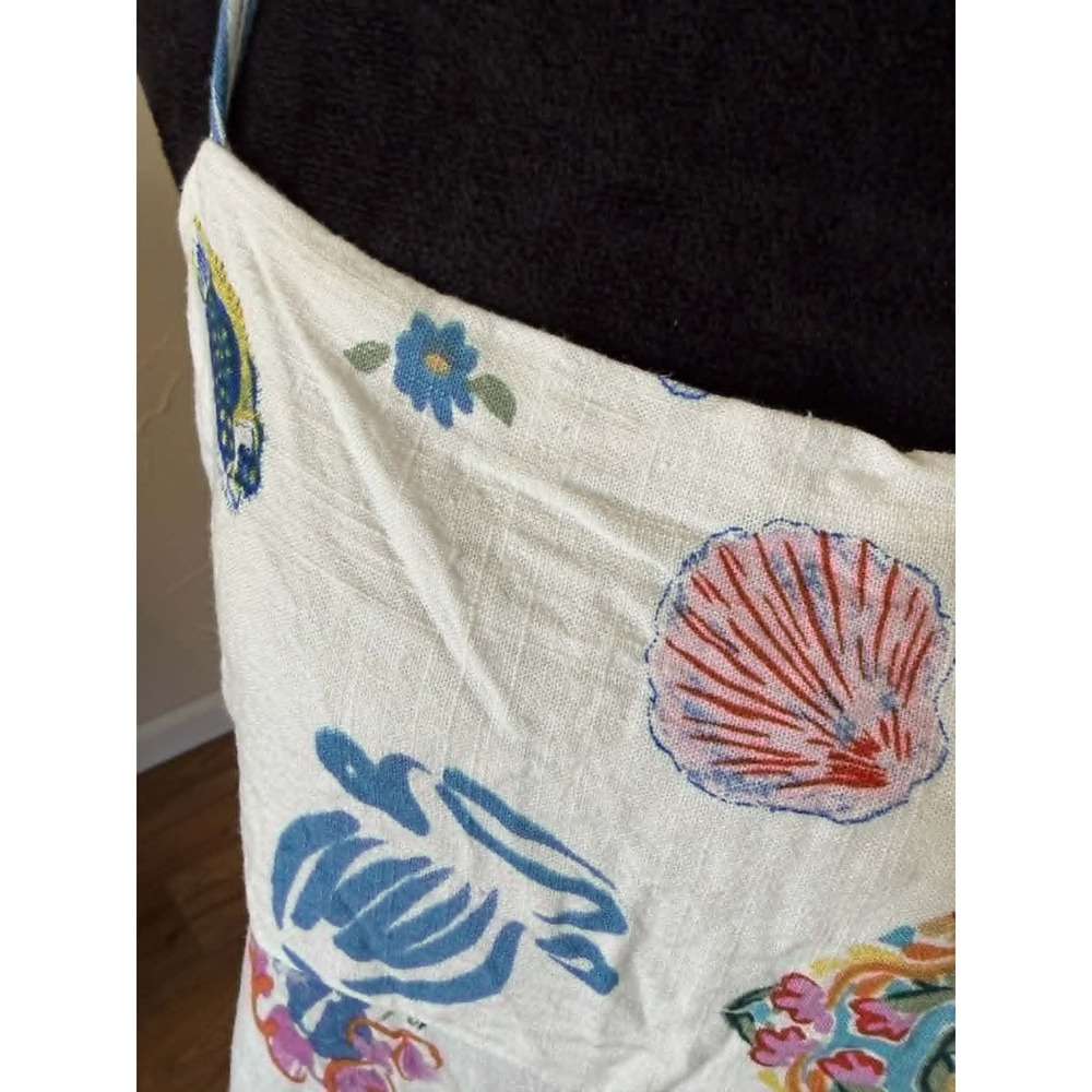 Label of Love Linen Blend Sundress SZ XL Adjustable Straps - Picture 5 of 12